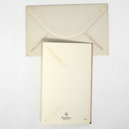 Greeting Card / Christmas Card, Charlot Byi, Angel Singing, Original Vintage Hampshire