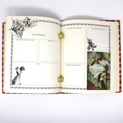 Book, An Old Fashioned Keepbook Our Christmas Book, Holiday Planning & Memories, Vintage 1981