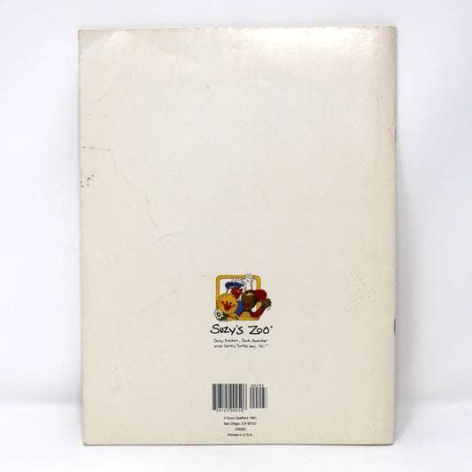 Coloring Book, Suzy's Zoo, Christmas, Volume 14, Vintage 1991