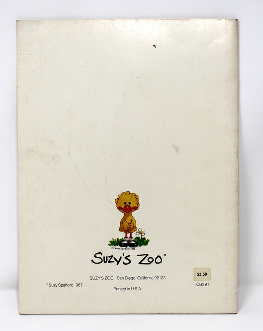 Coloring Book, Suzy's Zoo, Christmas, Volume 10, Vintage 1987