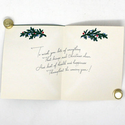Greeting Card / Christmas Card, To Grandfather, Original Vintage Volland