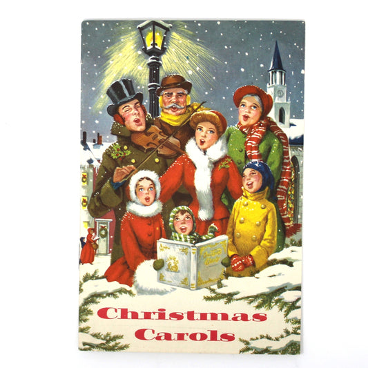 Vintage Songbook, Mid Century Christmas Carols, Ephemera, Softcover, Collectibles, Advertising / Promotional Products Savings Club, Holiday Memorabilia 