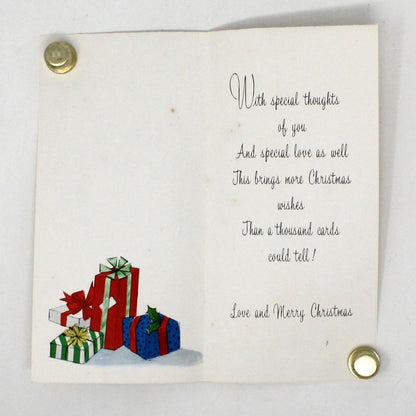 Greeting Card / Christmas Card, Fine Sister at Christmas, Original Vintage Stanley Greetings