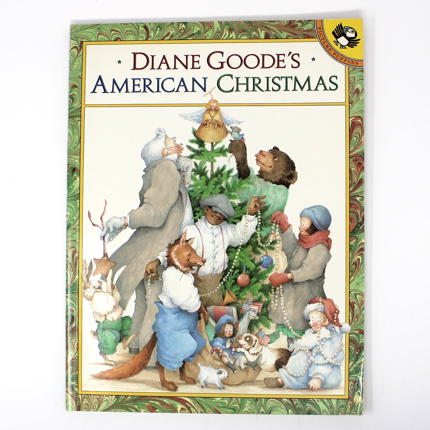 Children's Book, Diane Goode's American Christmas, Softcover, Vintage 1992