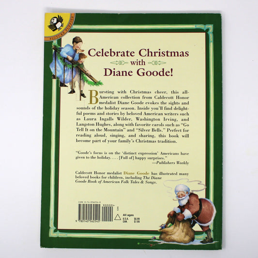 Children's Book, Diane Goode's American Christmas, Softcover, Vintage 1992