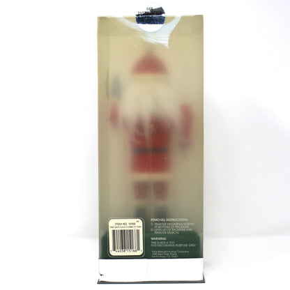 Musical Figurine, Wooden Nutcracker, Santa Claus, Plays "Santa Claus is Coming To Town", Original Box, Vintage