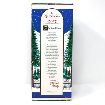 Figurine, Wooden Nutcracker Mouse King, by Michael Wolfe, Horizons East, Original Box