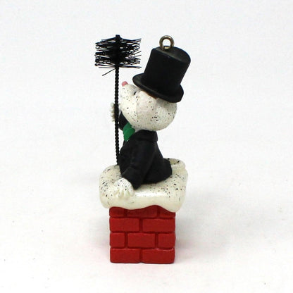Ornament, Hallmark, Wee Chimney Sweep, in Box, 1987