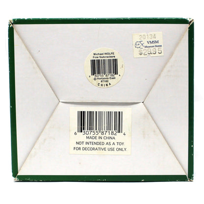 Figurine, Wooden Nutcracker Mouse King, by Michael Wolfe, Horizons East, Original Box