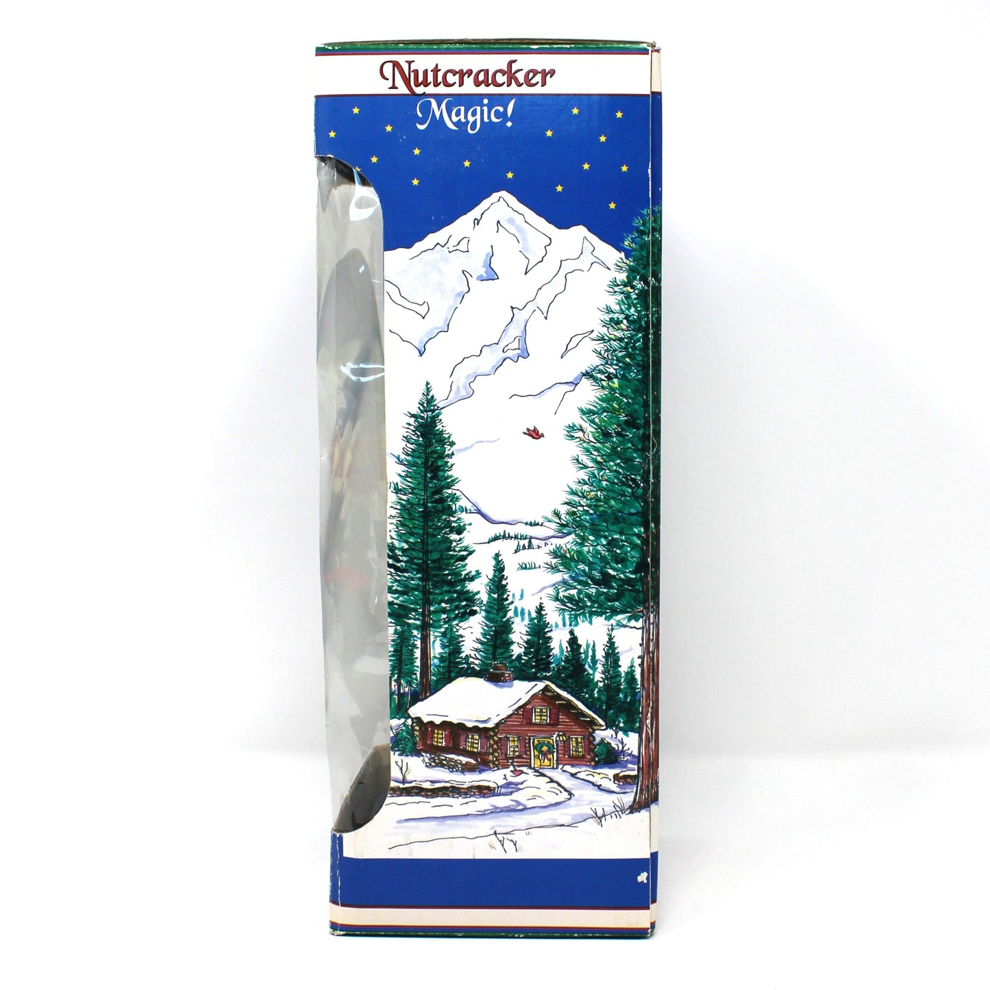 Figurine, Wooden Nutcracker, Clara from Nutcracker Ballet with her Toy Soldier by Michael Wolfe, Horizons East, Original Box