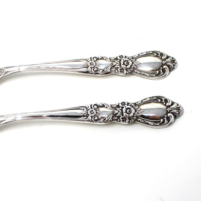 Sugar Spoon / Scoops and Bon Bon / Nut Spoon, Silverplate, 1847 Rogers Bros Heritage, Set of 2, Vintage