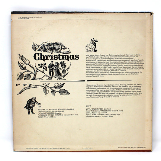 Record Album, Christmas, I'll be Home for Christmas, Various Artists, Pickwick 1976, Vintage Vinyl, VG+