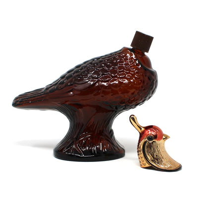 Decanter, Avon, Quail Perfume Decanter, Bird Shaped Bottle, Vintage Collectible