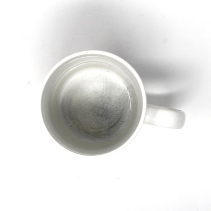 Mug, Mary Engelbreit, Christmas Coffee Mug, Santa Claus "Are you on this List?", Ceramic, Vintage, 1993