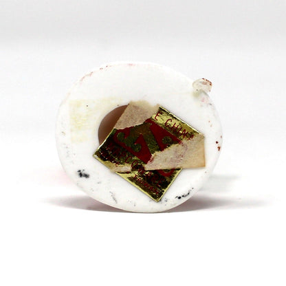 Figurines, Napcoware, Christmas Boy Playing Mandolin, Miniature Bone China Spaghetti, Taiwan, Vintage