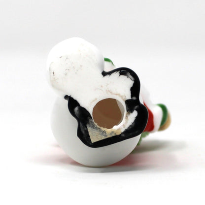 Figurines, Napcoware, Christmas Santa Claus, Miniature Bone China Spaghetti, Taiwan, Vintage