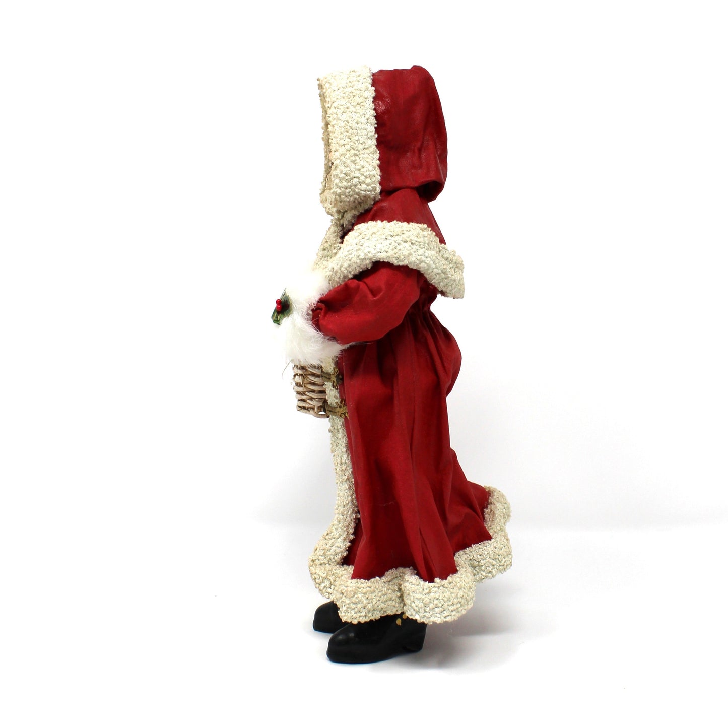 Figurine, Christmas Mrs Claus with Basket, Possible Dreams Clothtique, Vintage 1990