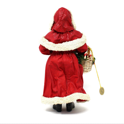 Figurine, Christmas Mrs Claus with Basket, Possible Dreams Clothtique, Vintage 1990