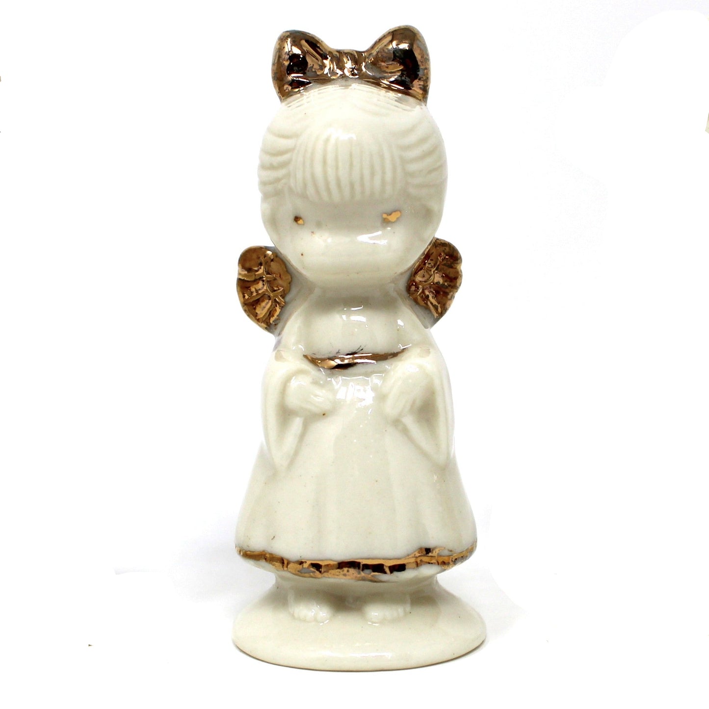 Figurines, Joan Walsh Anglund, Children, Set of 4, Girl Angel, Cowboy, Soldier and Girl with Gifts, Vintage