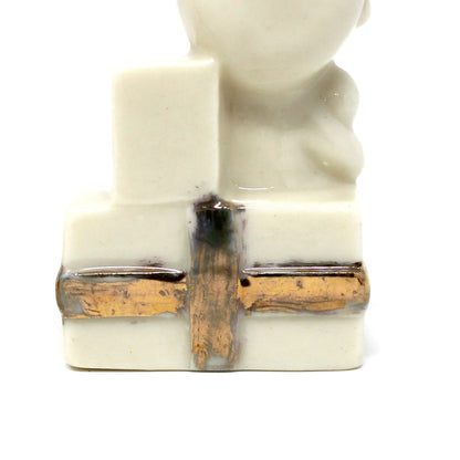 Figurines, Joan Walsh Anglund, Children, Set of 4, Girl Angel, Cowboy, Soldier and Girl with Gifts, Vintage