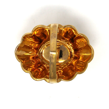 Basket, Gold Plated Porcelain, Miniature Basket / Candy Dish, Bavaria Germany, Vintage