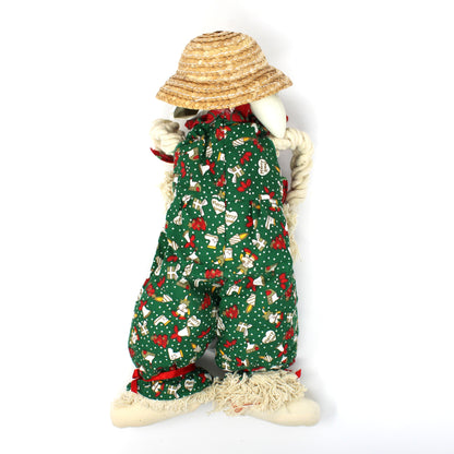 Dolls, House of Lloyd, Christmas Anthropomorphic Bunny Shelf Sitters, "Floyd & Flossie", Original Box, 1996