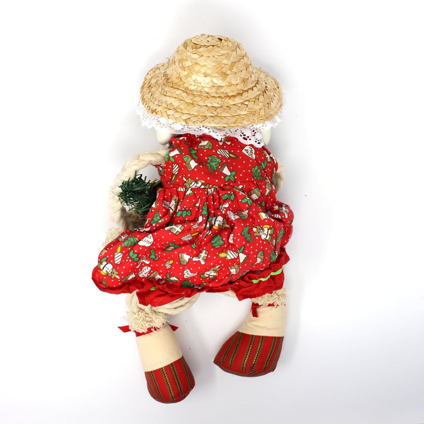 Dolls, House of Lloyd, Christmas Anthropomorphic Bunny Shelf Sitters, "Floyd & Flossie", Original Box, 1996