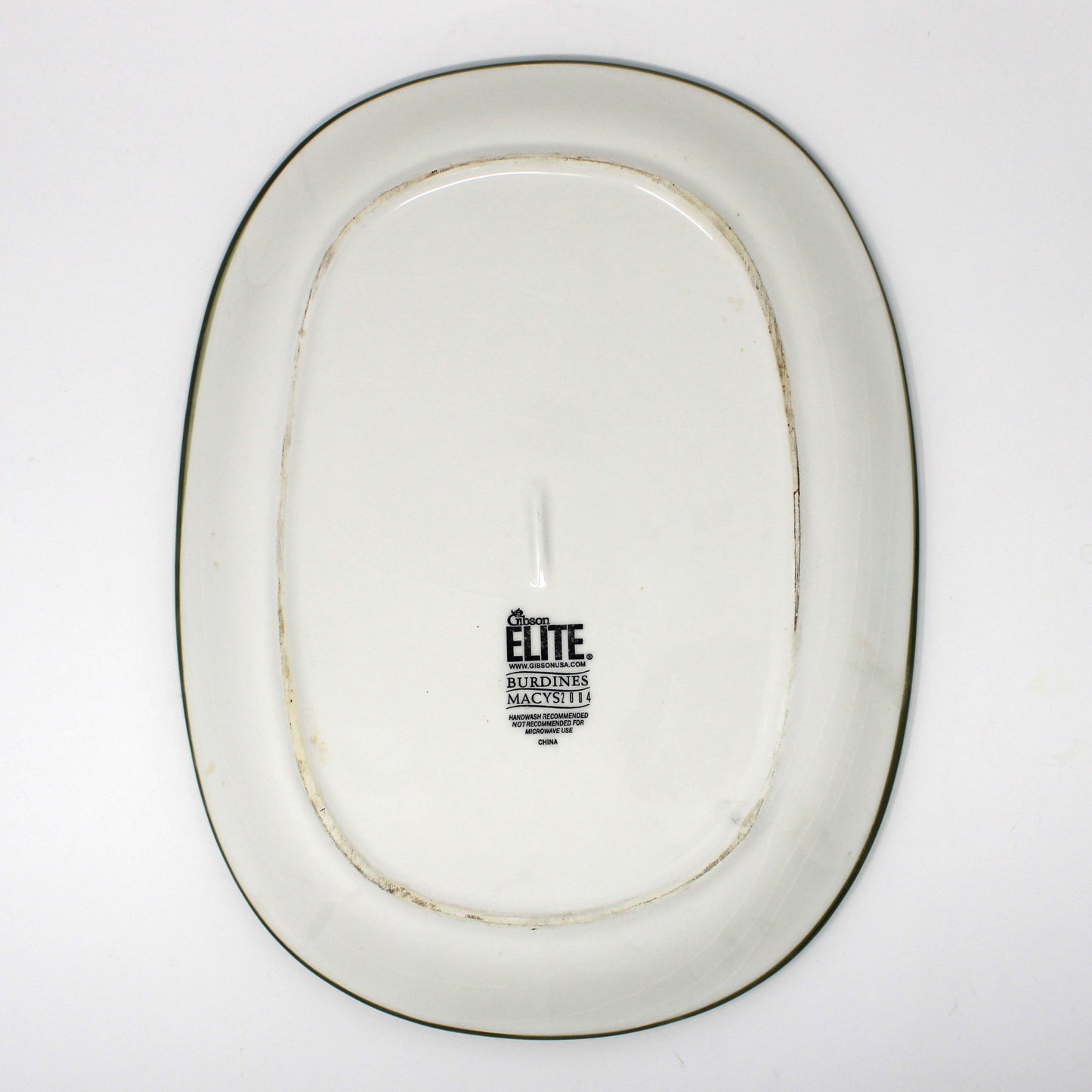 Platter, Gibson, Palm Court Christmas, Tropical Holiday Servingware, 2004