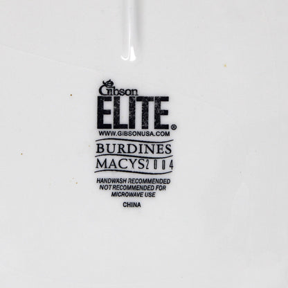 Platter, Gibson, Palm Court Christmas, Tropical Holiday Servingware, 2004