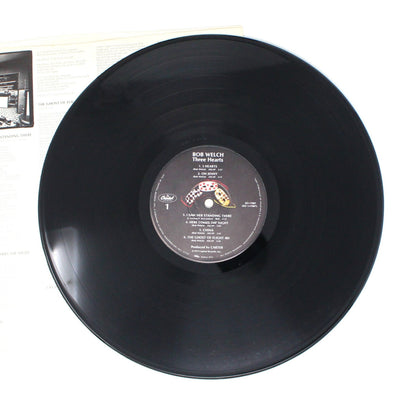 Record Album, Bob Welch, Three Hearts, Original 1979, Capitol Records, Vintage Vinyl, USED, VG+