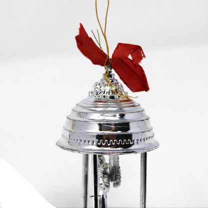 Ornaments, Christmas Oil Rain Lamp with Angel, Vintage Plastic, SOLD