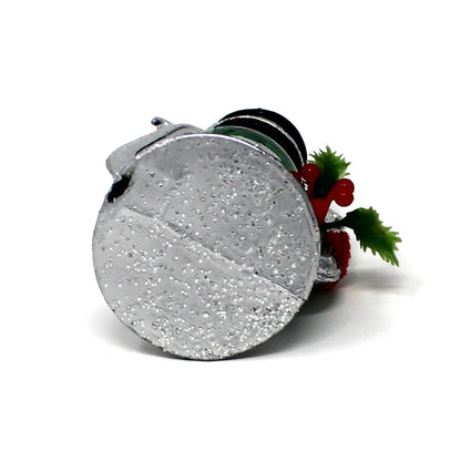 Ornaments, Christmas Railroad / Camping Lantern, Vintage, Plastic