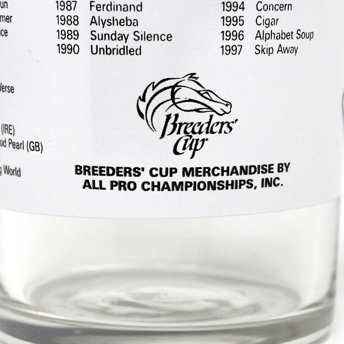 Glasses, Mint Julep, Breeders' Cup, Churchill Downs, 1998 Vintage Collectible