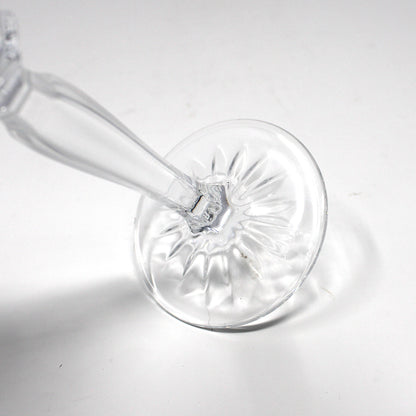 Champagne Flutes, Cristal D'Arques, Classic Pattern, Vertical Cuts, Set of 4