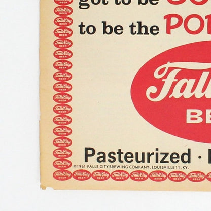 Advertisement, Falls City Beer, 1961, Original Magazine Ad, Vintage