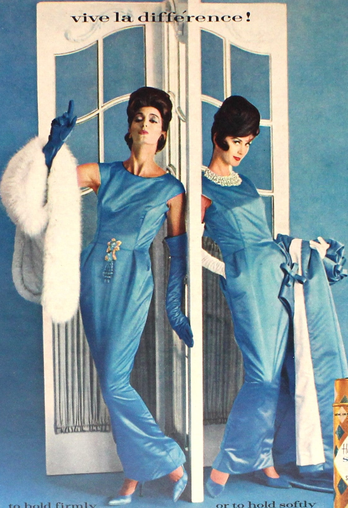 Advertisement, Helene Curtis Hair Spray, Original 1961 Magazine Ad, Vintage