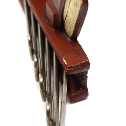 Tie Rack / Belt Organizer, Western Horse Head & Horseshoe, Wall Mount, Vintage