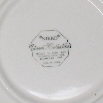 Dessert / Salad Plates, NIKKO, Spring Bouquet - Iris, Set of 4, Vintage