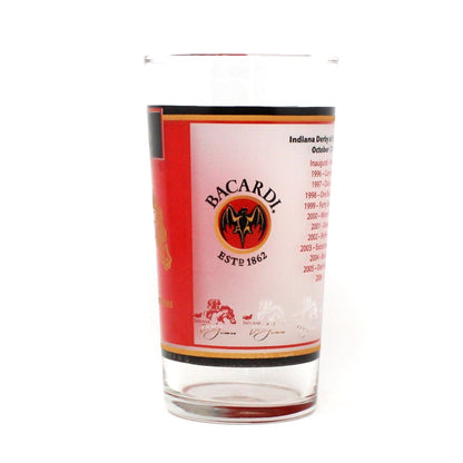 Glasses, Mint Julep, Indiana Derby, Bacardi, 2006 Collectible
