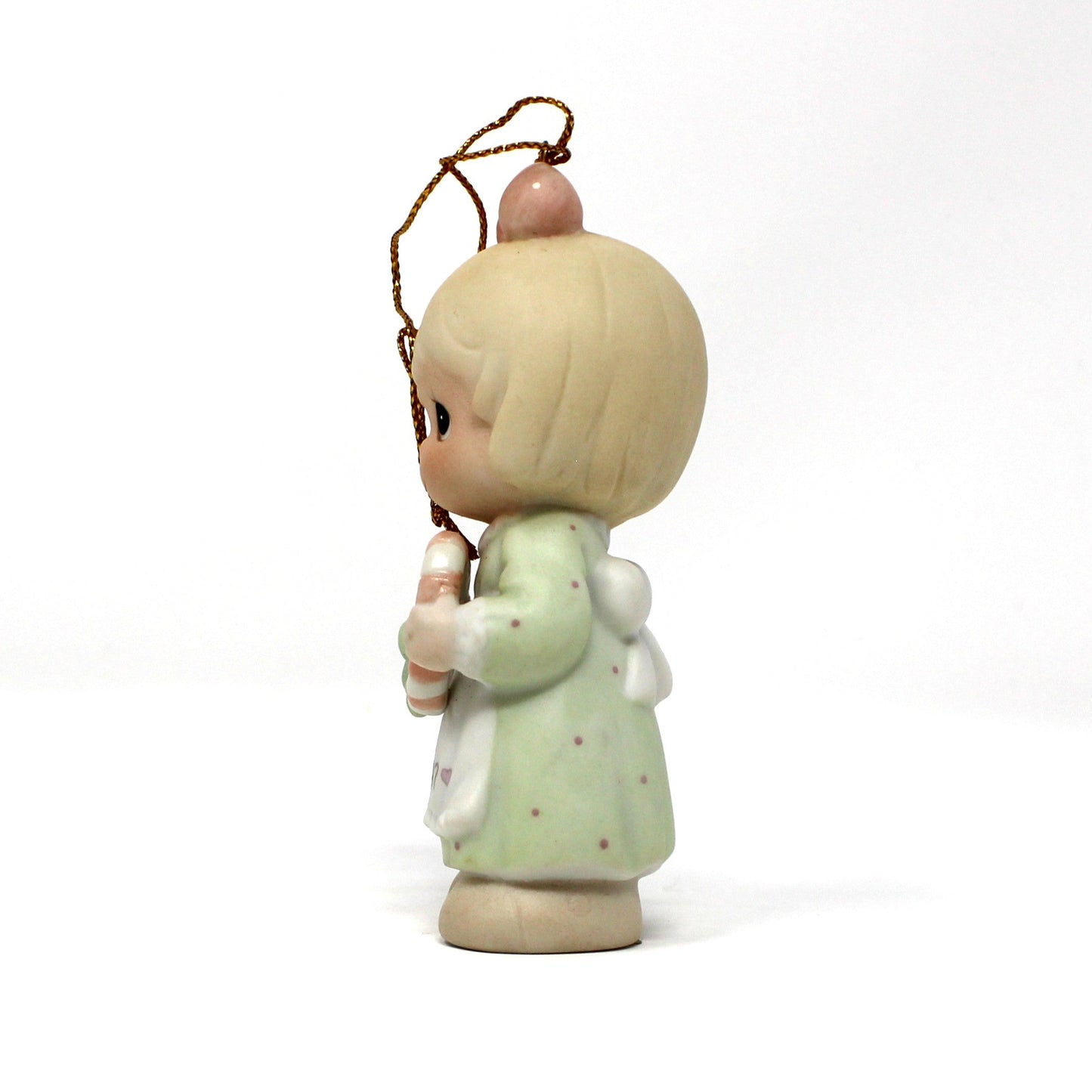 Ornaments, Enesco, Precious Moments Girl with Heart, Dated 1997, Retired