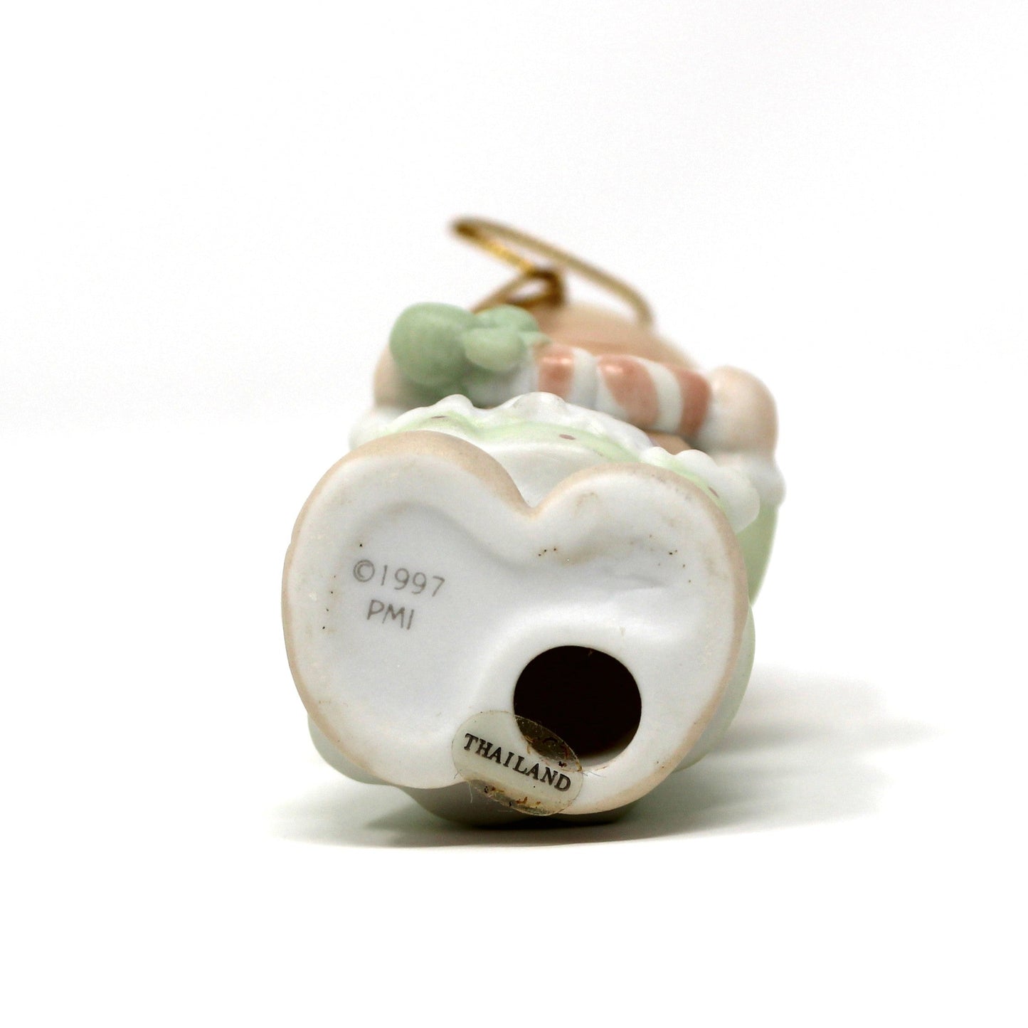 Ornaments, Enesco, Precious Moments Girl with Heart, Dated 1997, Retired