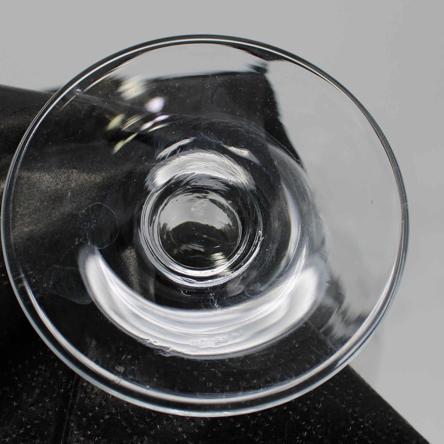 Brandy Sniffers, Sasaki, Bamboo, Cut Blown Glass Set of 6, (Smooth Bulbous Stem), Vintage