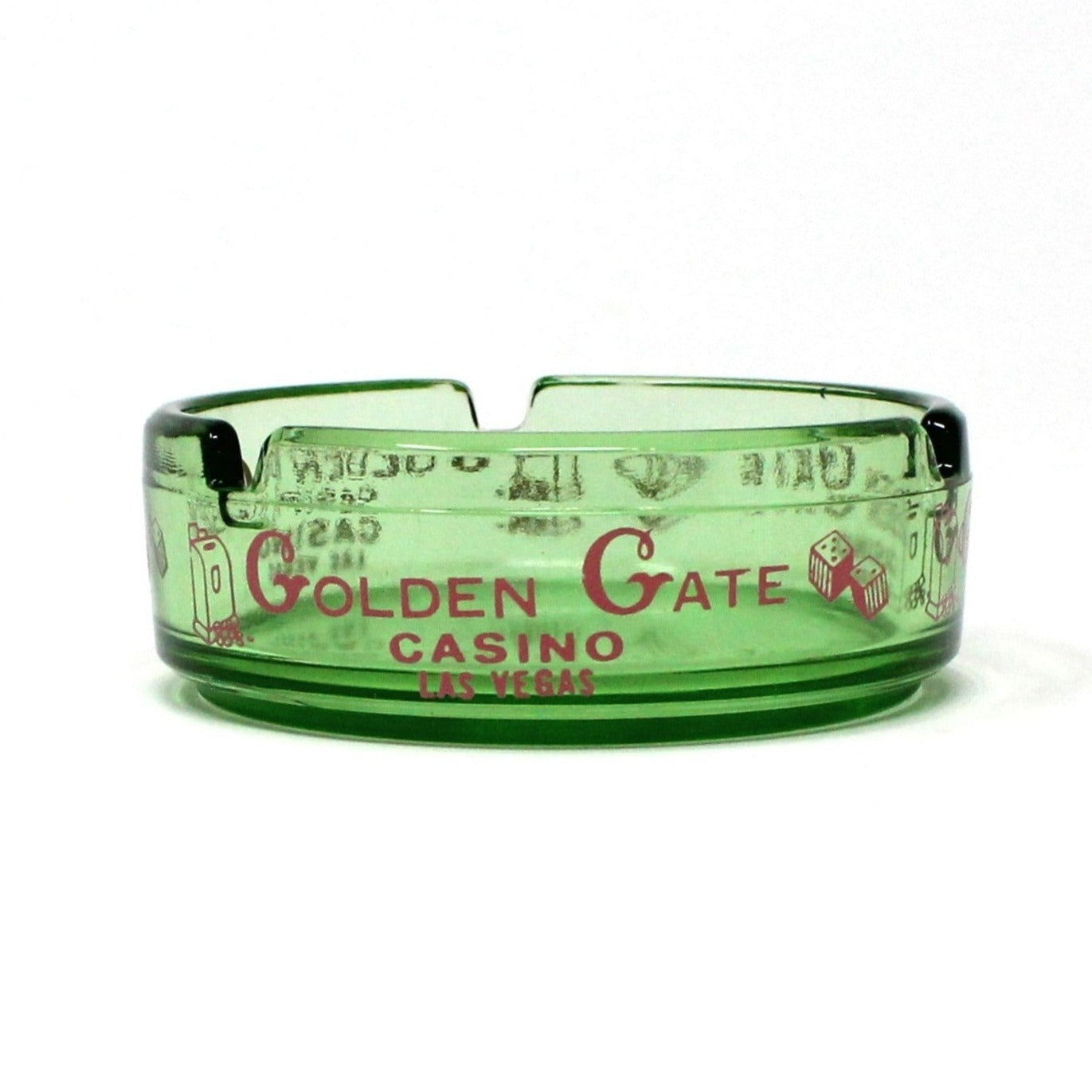 Ashtray, Casino Souvenir, Golden Gate Casino, Las Vegas Nevada, Vintage
