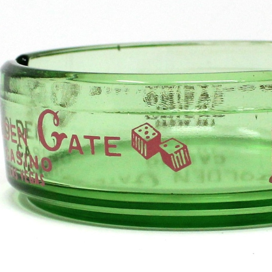 Ashtray, Casino Souvenir, Golden Gate Casino, Las Vegas Nevada, Vintage