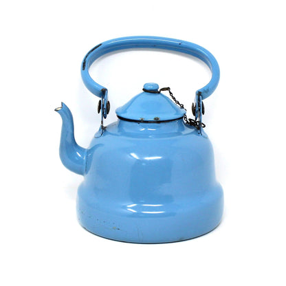 Teapot, EMO Celje, Blue Enamel, Vintage, Yugoslavia