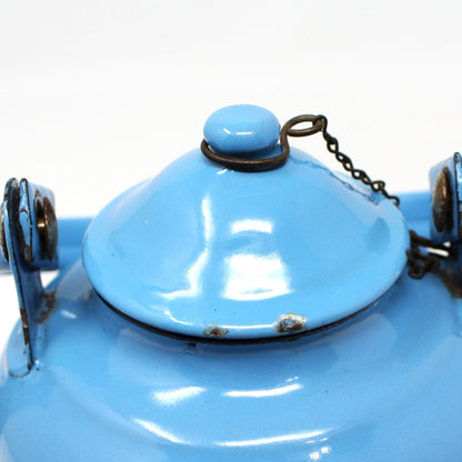 Teapot, EMO Celje, Blue Enamel, Vintage, Yugoslavia, SOLD
