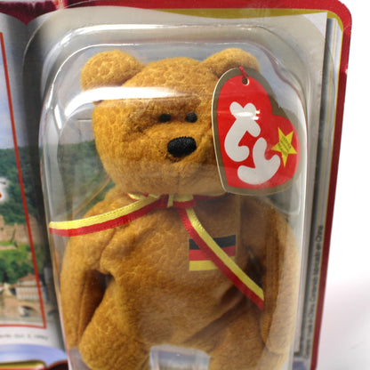 Beanie Babies, TY, McDonald's International Bear, Germania the Bear, 1999 NIB