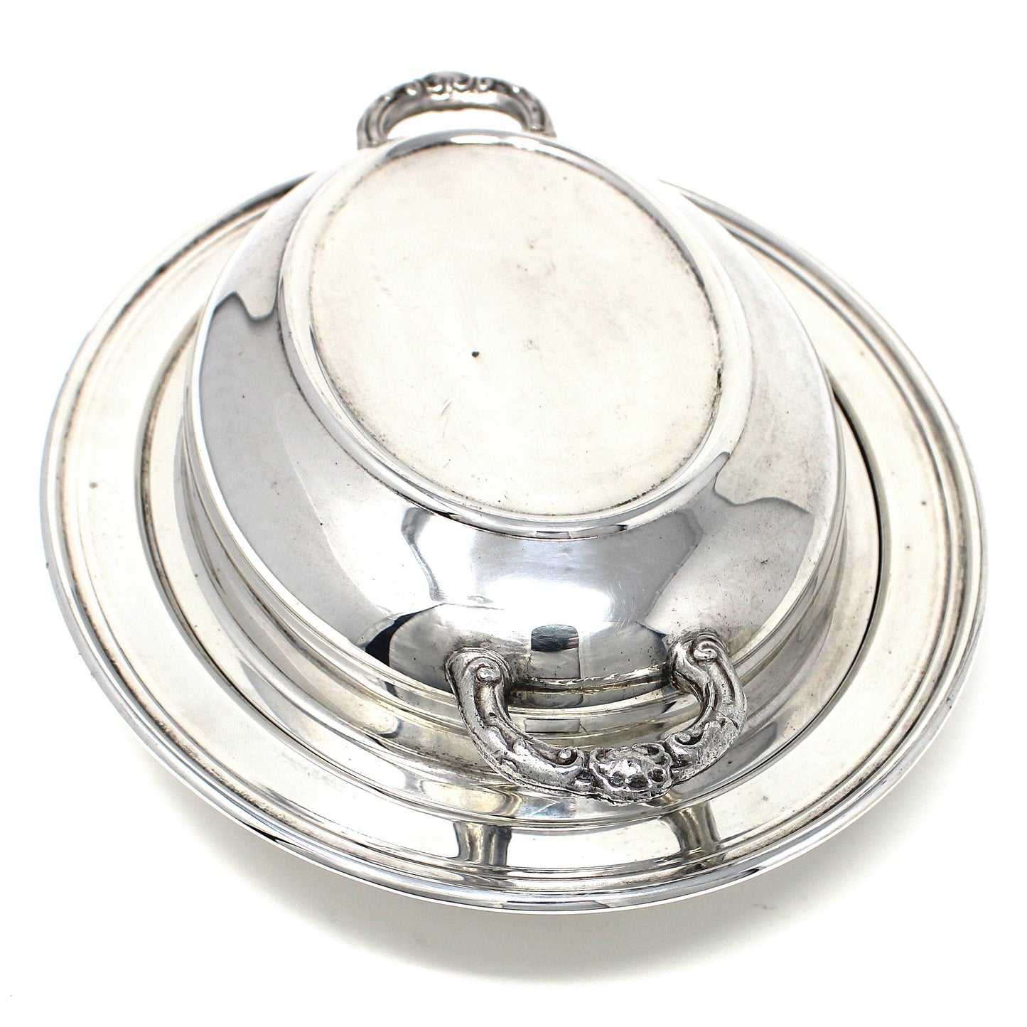 Serving Dish with Lid, Silverplate, Oval Covered Casserole, Eales 1779, Vintage