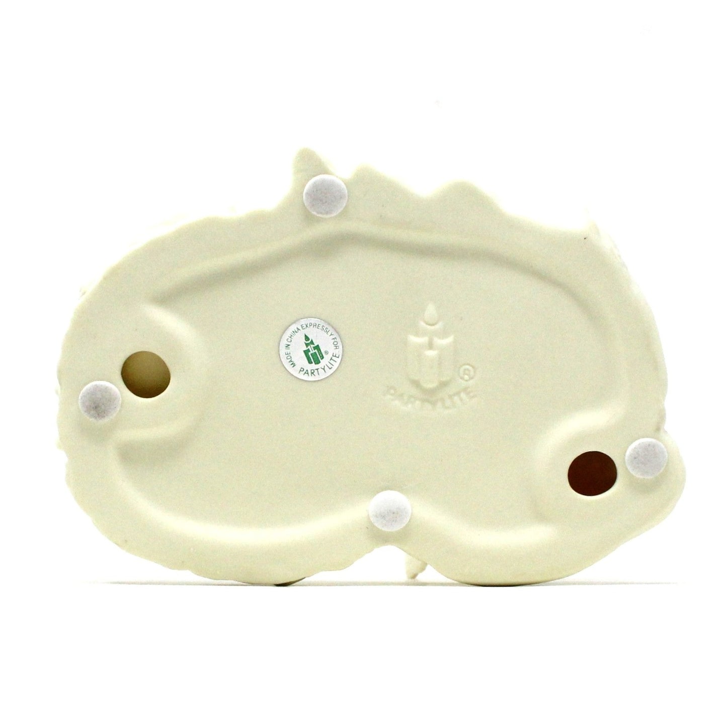 Candle Holder, Partylite, Ariana Garden Fairy Votive / Tealight, Bisque Porcelain, Vintage, SOLD