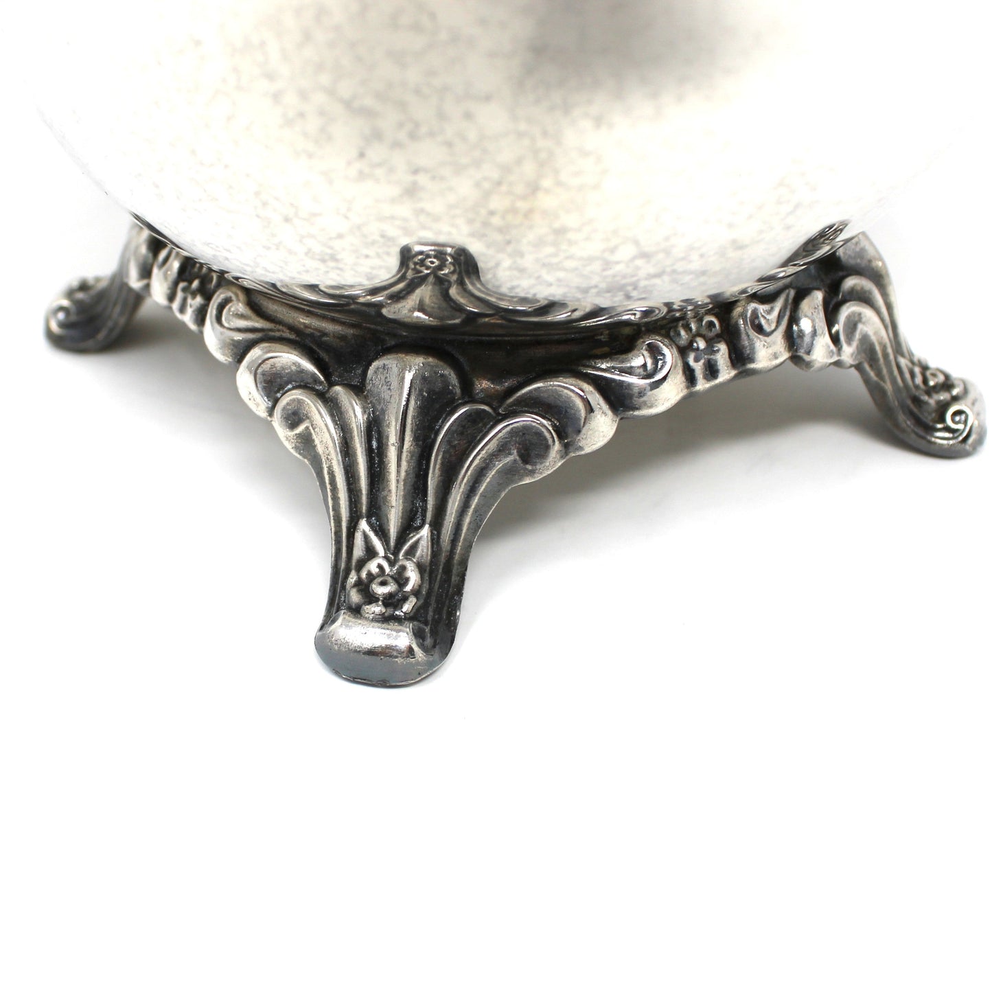 Coffee Serving Set, Silverplate, Coffee Pot, Sugar Bowl with Lid and Creamer, Oneida, Du Maurier Pattern Hollowware, Vintage